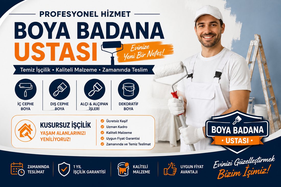 Kalabak boya badana ustası – profesyonel boyacı